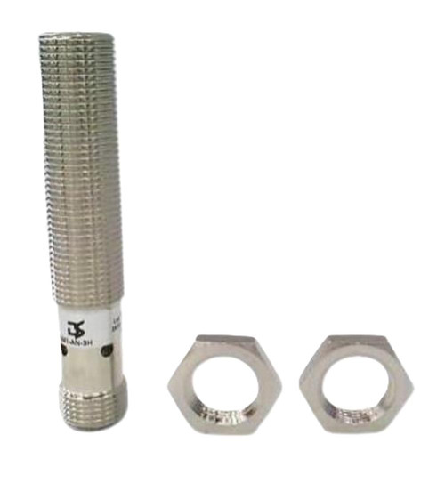 Automation Direct, metal standoff or spacer with two nuts for industrial or automation applications.