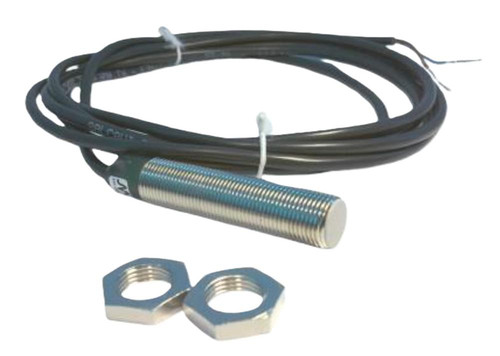 Product Automation Direct, industrial sensor with cable and mounting nuts for automation applications
