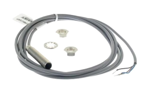 Automation Direct sensor, long gray sensor with cable and mounting hardware.