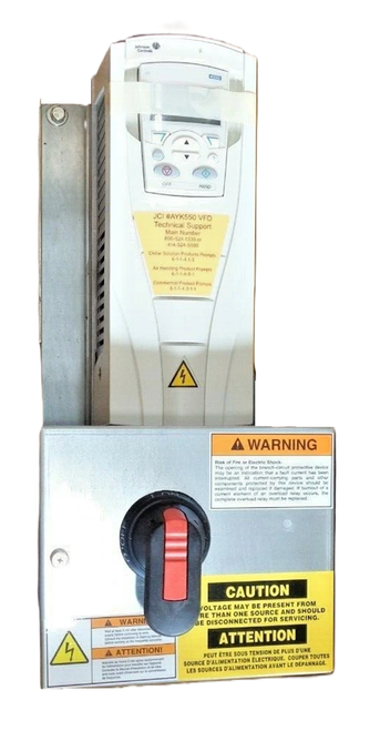 Johnson Controls AYK550-PF-012A-2+K465 VFD, 208-240V [New]