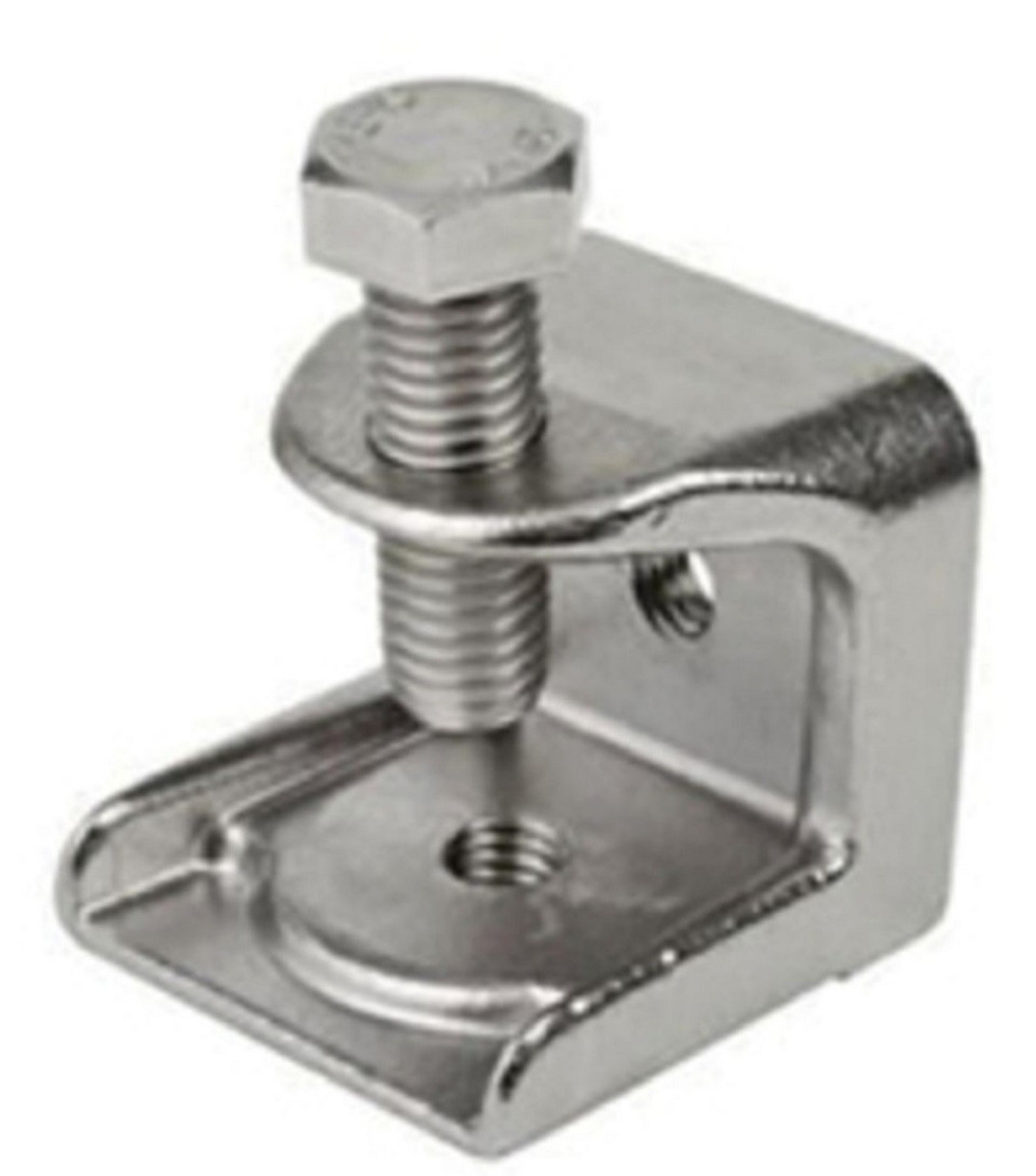 Calbrite S60300BC00 Beam Clamp, 3/8 in, 316 Stainless Steel 316SS [New]