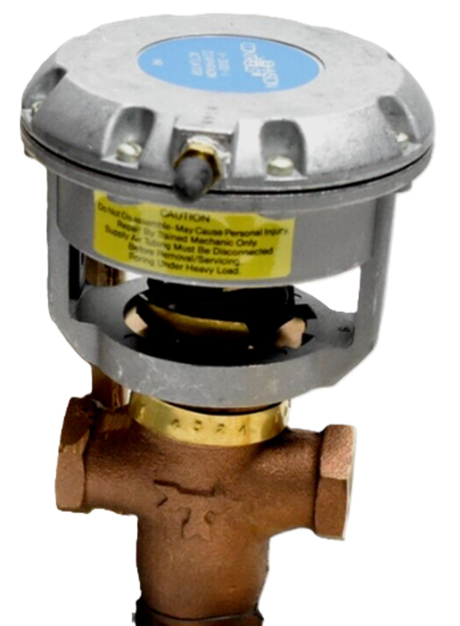 Johnson Controls V-4324-1002 1/2 Inch 3-Way Mixing Valve, 4 to 8 PSIG ...