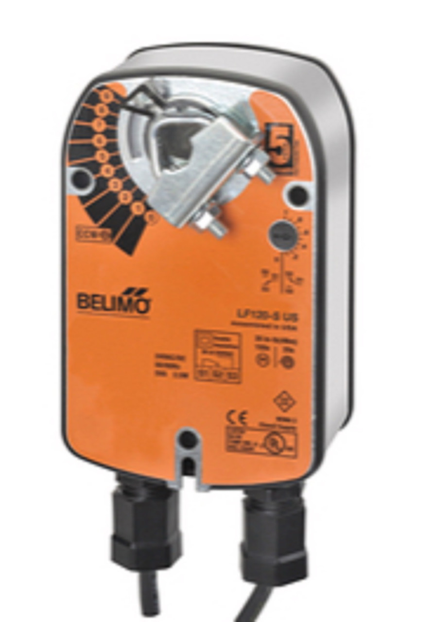 Belimo LF24-SR-S US Actuator, 35 in-lb 4 Nm, Spring Return, 2...10 V ...