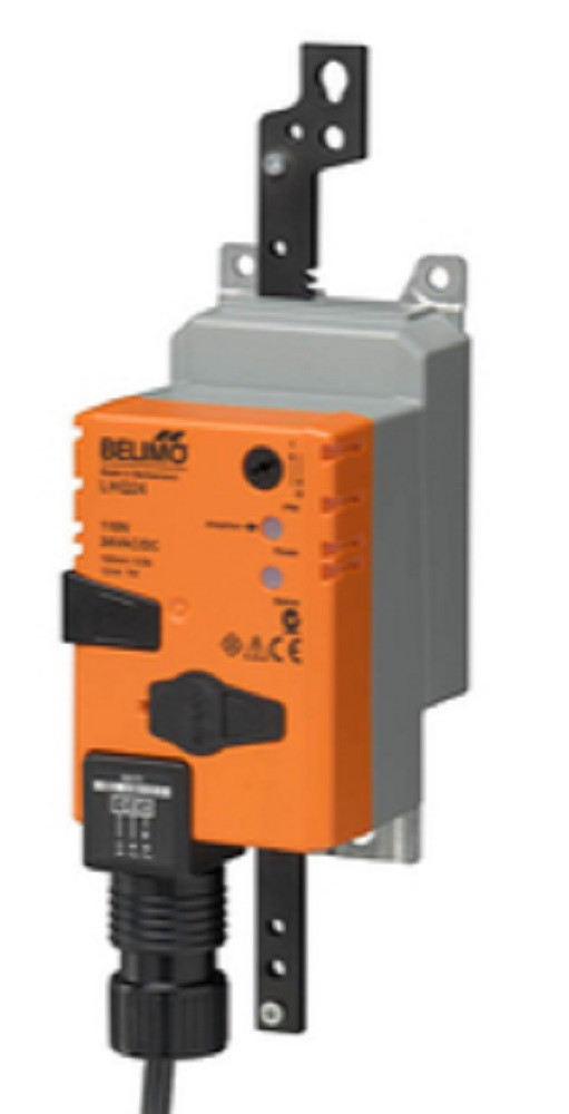Belimo LHX24-MFT-100 Damper Actuator, 35 lbf 150 N, Non Fail-Safe, 2.10 ...