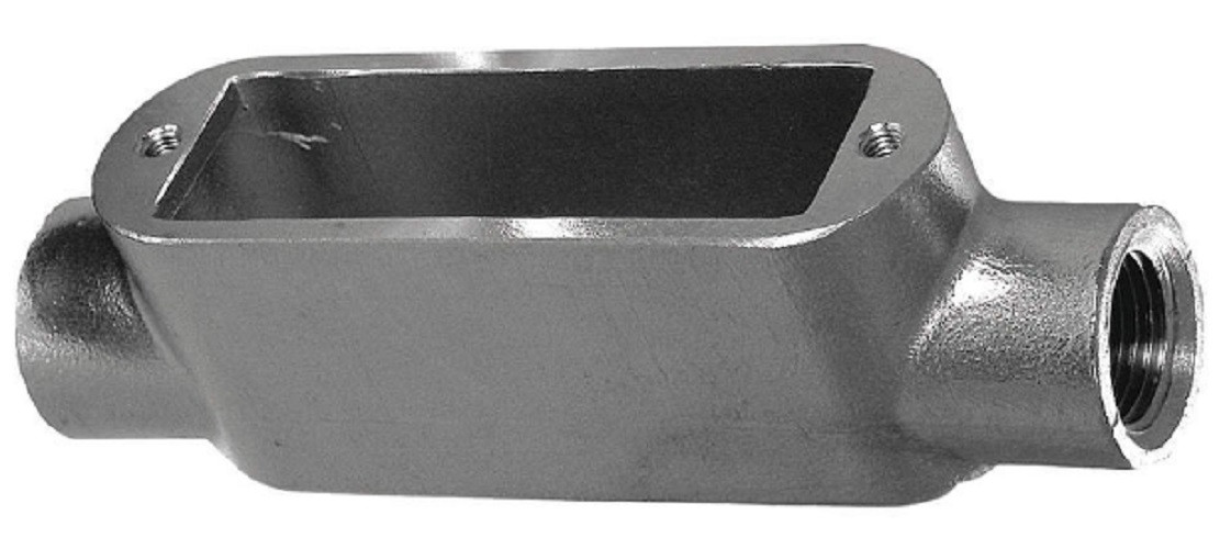 Calbrite S61000CE00 Type C Conduit Body, 1 in NPT, 316SS 316 Stainless ...