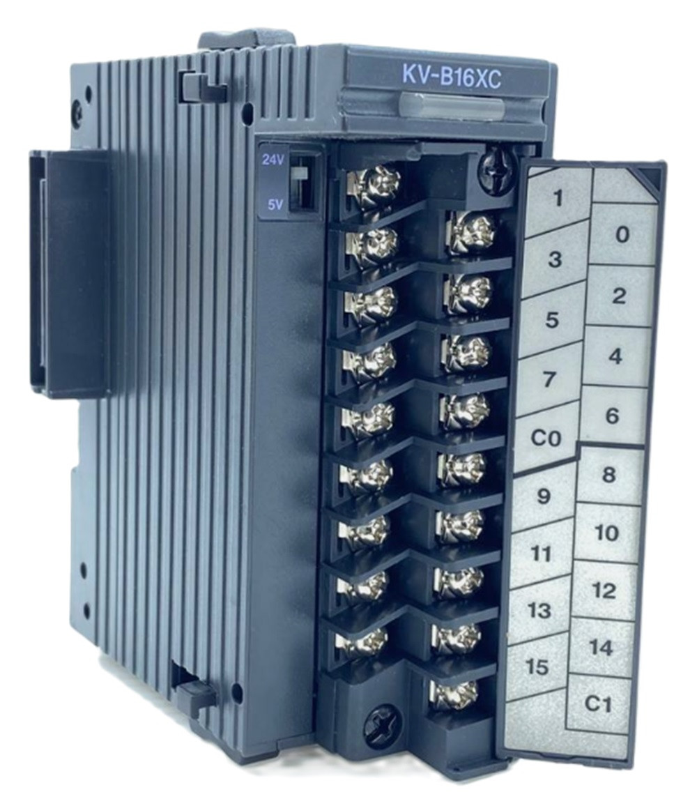 Keyence KV-B16XC 16-Point Screw Terminal Block for Programmable Logic ...