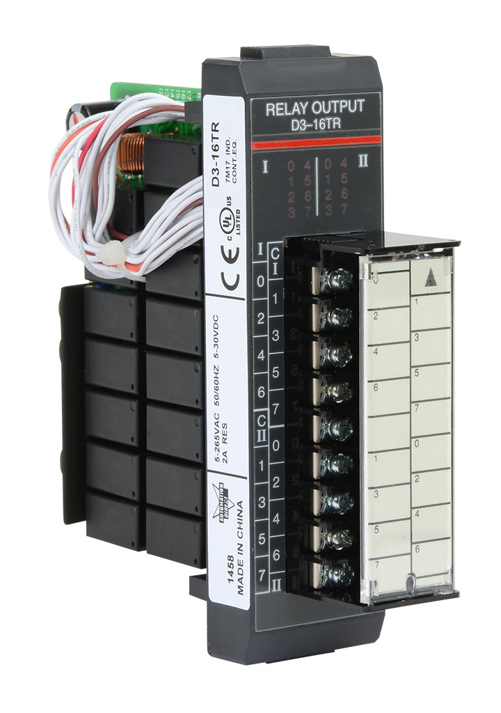 Automation Direct D3-16TR DL305 Relay Output Module, 16-point, 6-24VDC ...