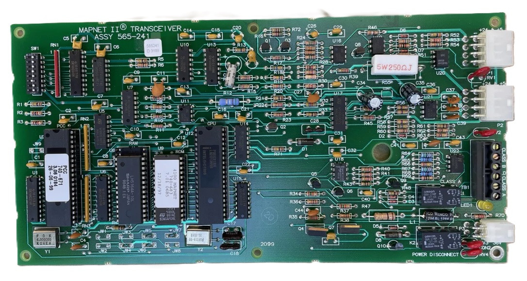 Simplex Mapnet Card Simplex Grinnell 8565-241 565-241 Mapnet II Transceiver Board for Alarm ...