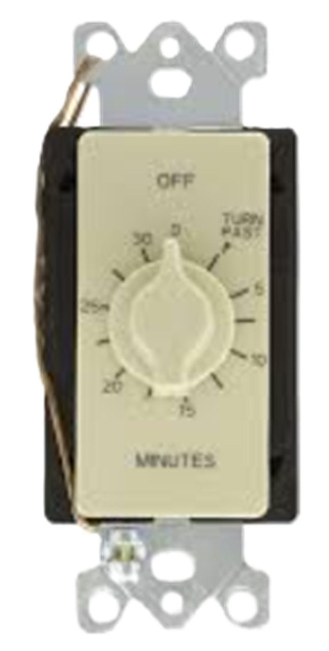 Tork A530M In-Wall Twist Timer, 30 Minute, Ivory Faceplate [New]