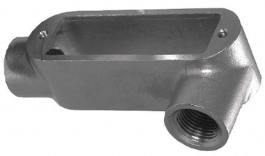 Calbrite S62000LL00 LL Style Conduit Body, 2 in NPT, 316 Stainless ...