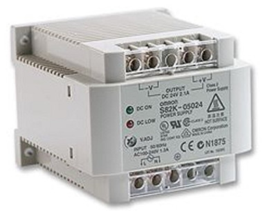 Omron S82K-05024 DC Power Supply, Input 110 to 240 VAC