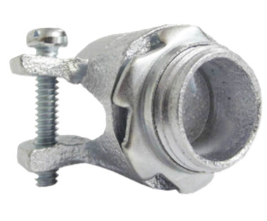 Appleton 7481V Malleable Iron Straight Conduit Connector, 1/2 Inch, 1 ...