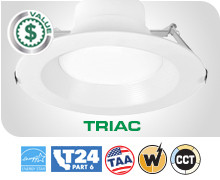 Universal Downlights - Triac Dimmable RCF Series