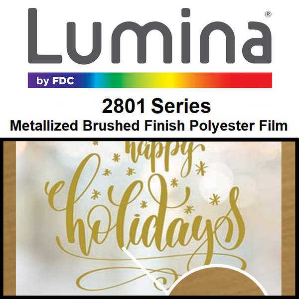 Promotional Metallized Brushed Finish Polyester (PET)