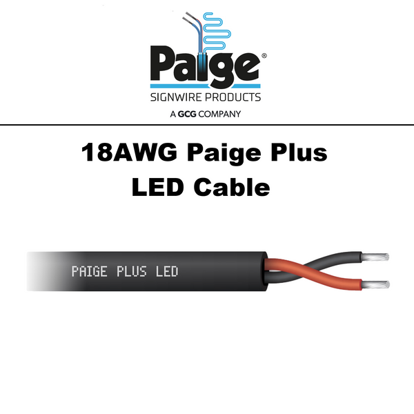 Paige Plus LED Cable Wire 18AWG