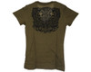 Fox Calaveras V-Neck S/S Men's T-Shirt - Fatigue Green