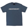 Independent Bar/Cross Regular S/S Men's T-Shirt - Navy Heather