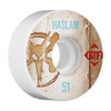 Bones STF Pro Haslam Vintage V1 Skateboard Wheels - White - 51mm (Set of 4)