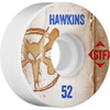 Bones STF Pro Hawkins Vintage V1 Skateboard Wheels - White - 52mm (Set of 4)