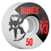 Bones STF V3 Series Skateboard Wheels - White - 50mm 83b (Set of 4)