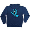 Santa Cruz Screaming Hand Pullover Hooded L/S Mens Sweatshirt - Navy Heather