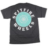 Spitfire Classic Pocket S/S - Charcoal/White - Men's T-Shirt