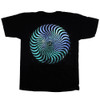 Spitfire Classic Swirl Space Premium S/S - Black - Men's T-Shirt