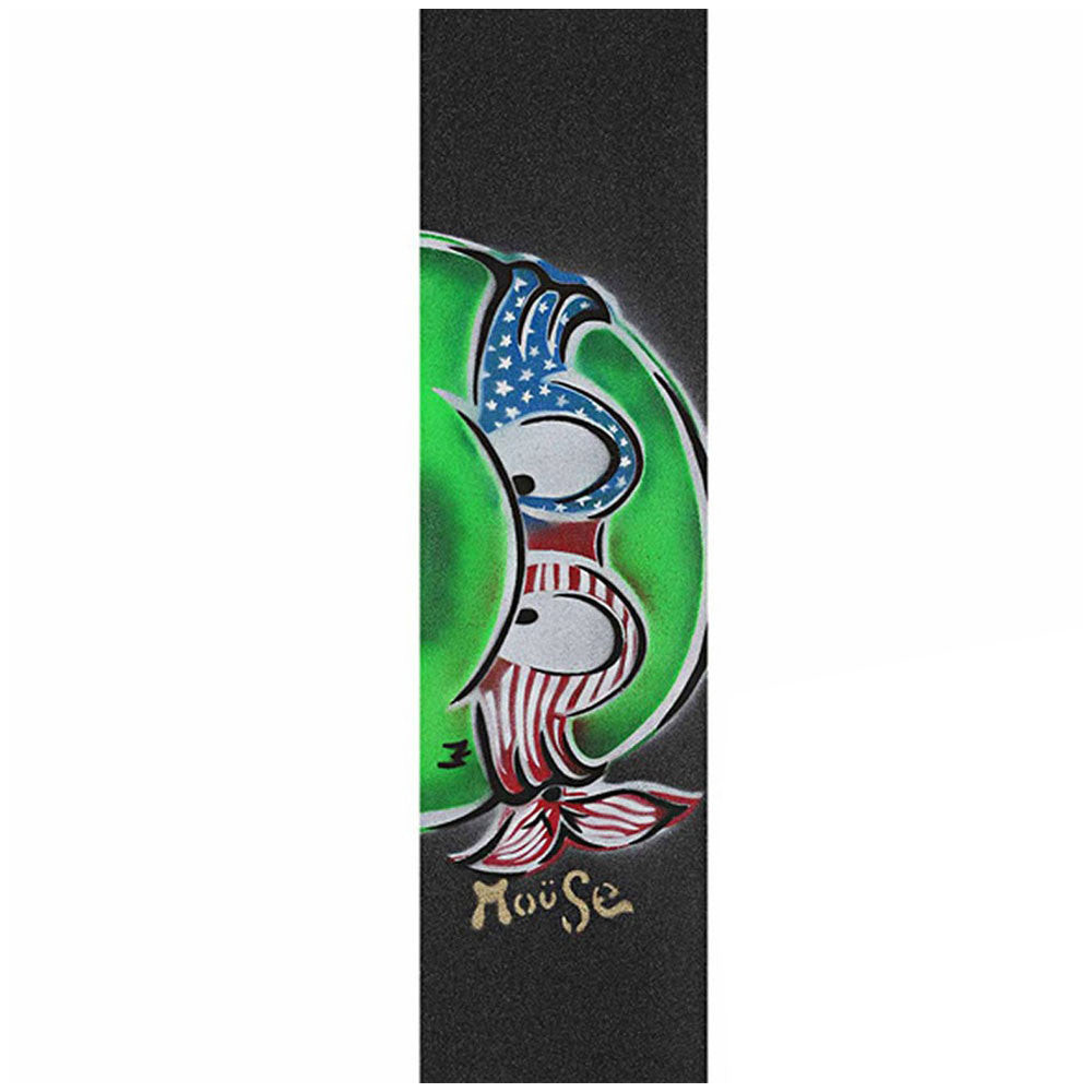 Mob Mouse USA TMNT Hand Sprayed 9in x 33in Skateboard Griptape (1 Sheet)