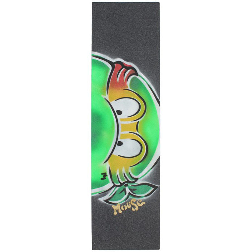 Mob Mouse Rasta TMNT Hand Sprayed 9in x 33in Skateboard Griptape (1 Sheet)