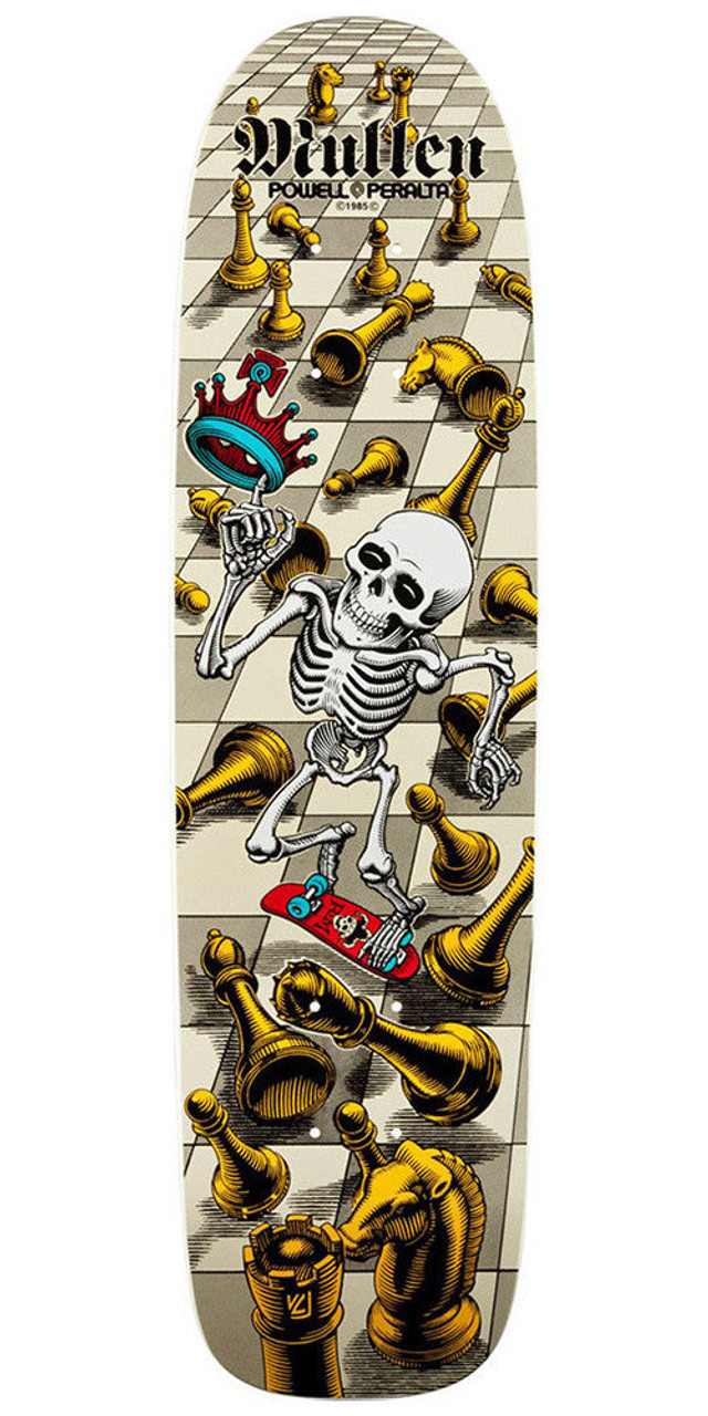 Powell Peralta Bones Brigade Rodney Mullen Chess Skateboard Deck