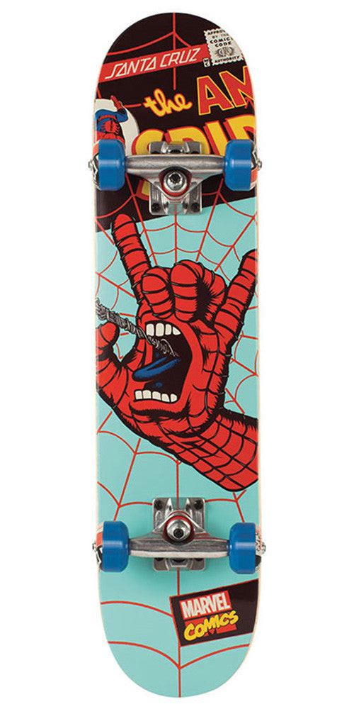 Santa Cruz Marvel Spiderman Hand Micro Sk8 Complete Skateboard