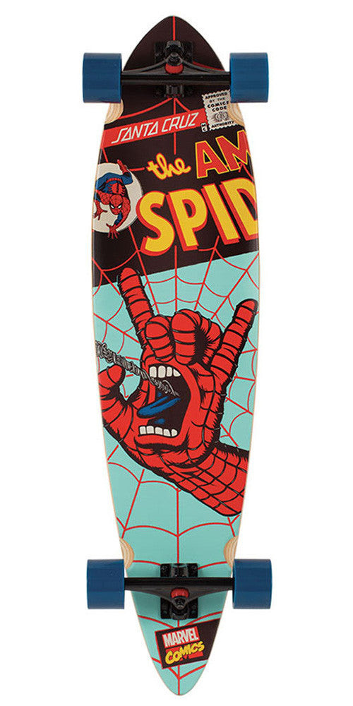 Santa Cruz Marvel Spiderman Hand Pintail Cruzer Complete