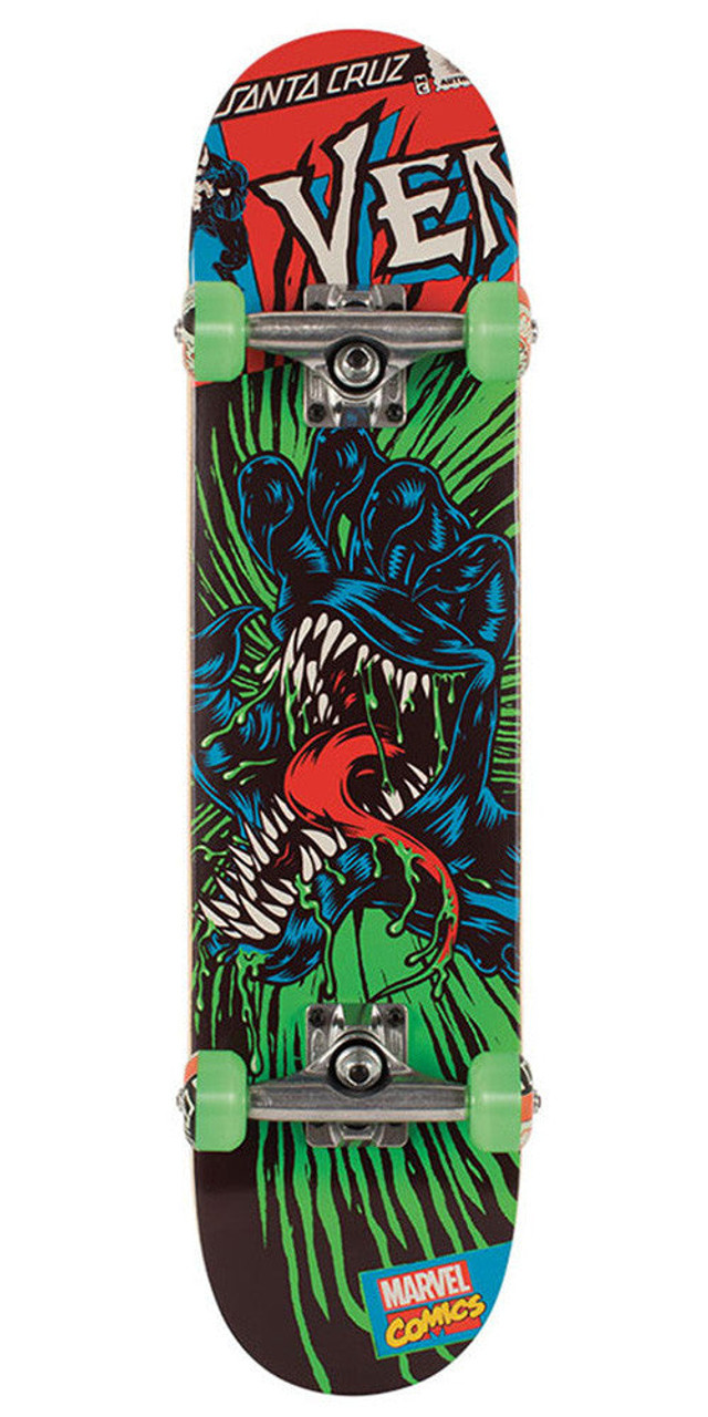 Santa Cruz Marvel Venom Hand Mini Sk8 Complete Skateboard