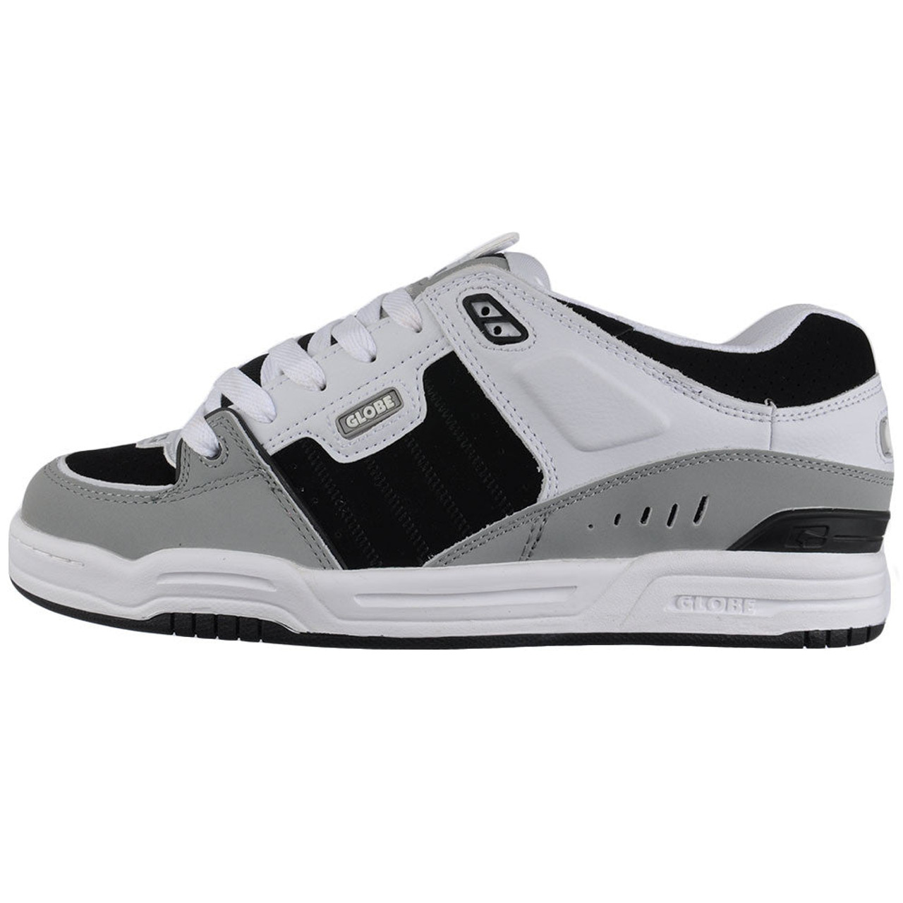 Globe Fusion Skateboard Shoes - Grey/White/Black