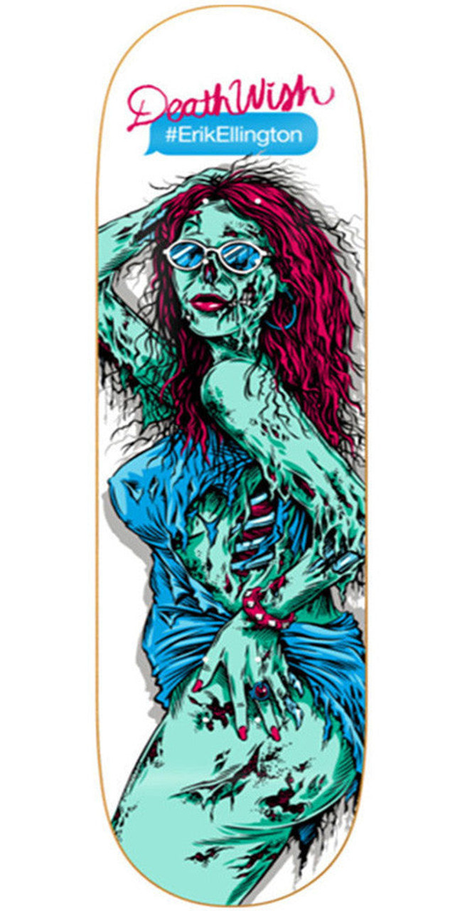 Deathwish Erik Ellington Ratchet Zombie Skateboard Deck