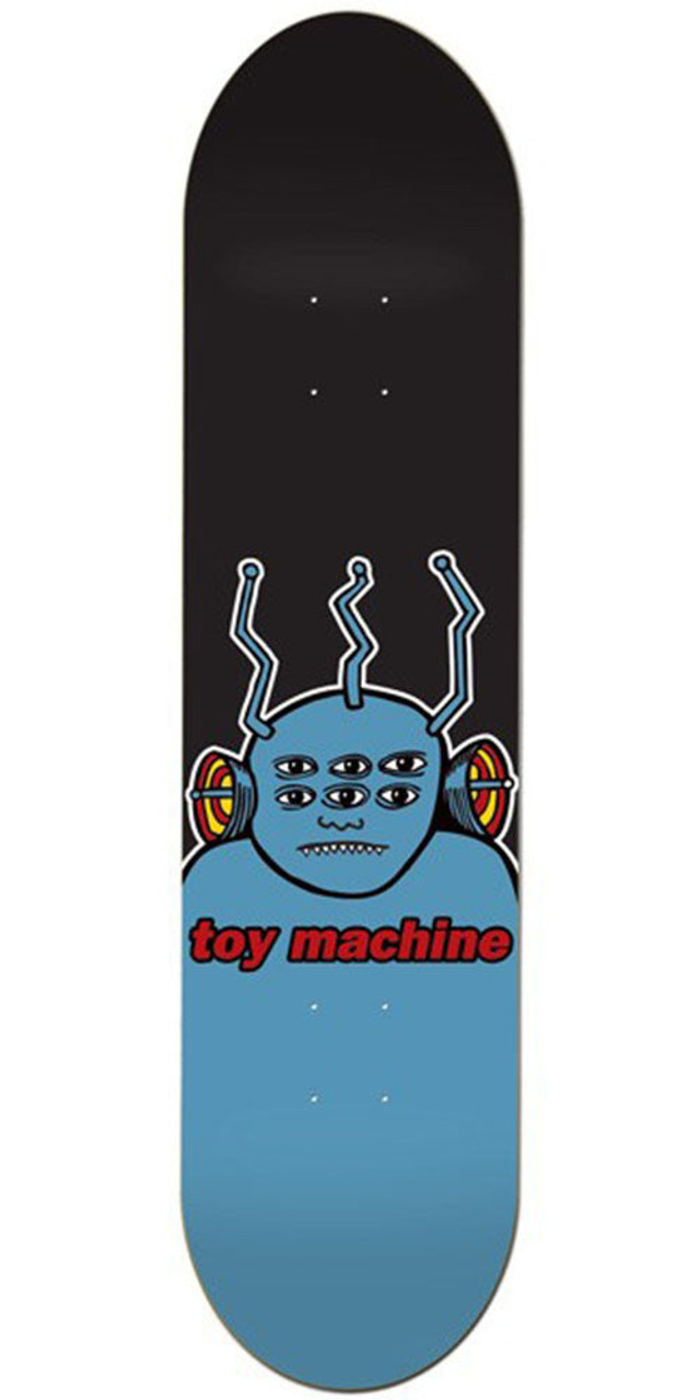 Toy Machine OG Transmissionator Skateboard Deck - Black/Blue - 8.25in