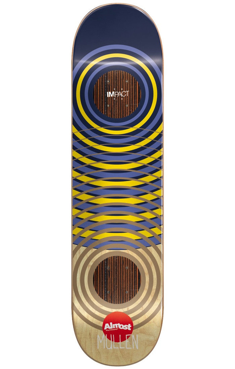 Almost Rodney Mullen OG Impact Rings Skateboard Deck - Blue