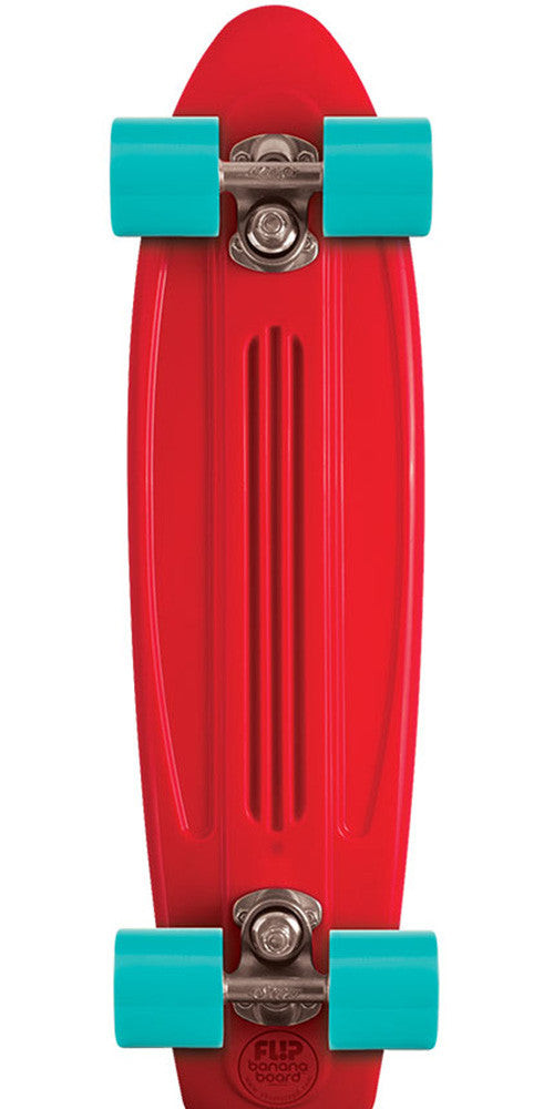 Banana Board Flip クルーザー スケートボード Flip Banana Board Cruzer Complete Skateboard - Red/Blue - 6.0in x
