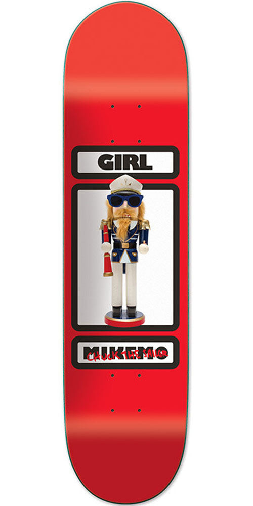 Girl Mike Mo One Off Skateboard Deck - Red - 8.0in x 31.875in