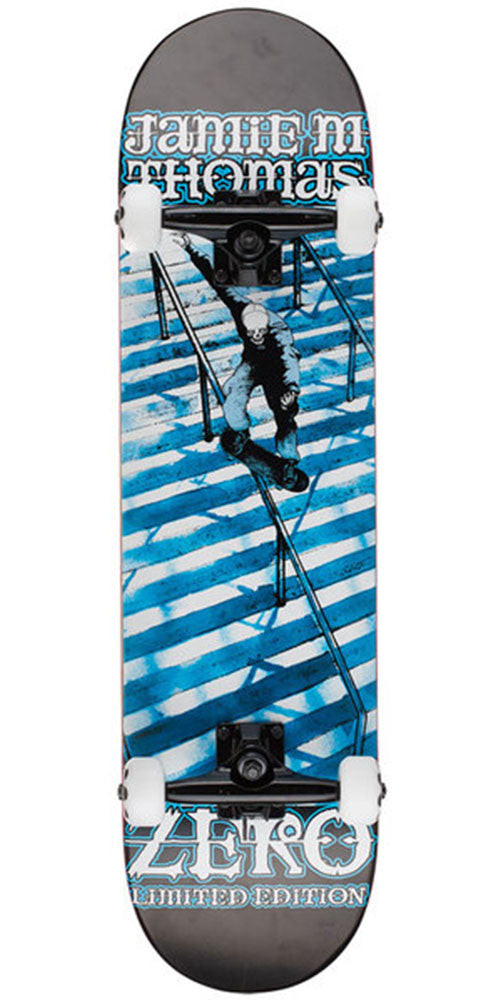ZERO«Deck Jamie Thomas»Skateboard No2115 Zero Jamie Thomas Smith Grind Complete Skateboard - Black - 8.0in