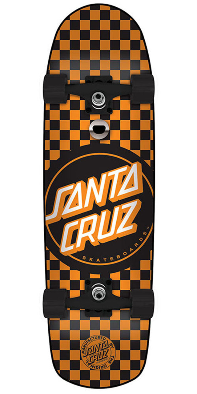 Santa Cruz Check Dot Cruzer Complete Skateboard - Multi - 8.5in x