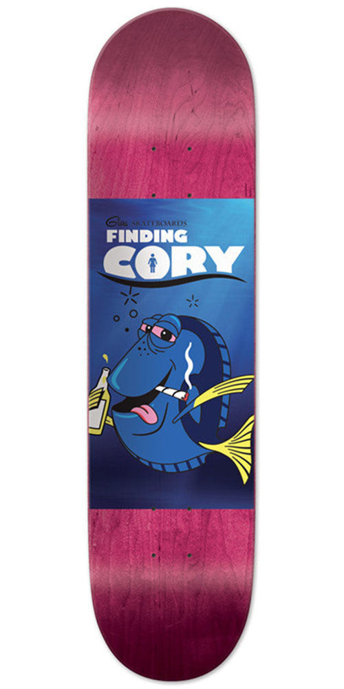 Girl Cory Kennedy Fiding Cory Skateboard Deck - Purple - 8.25in x