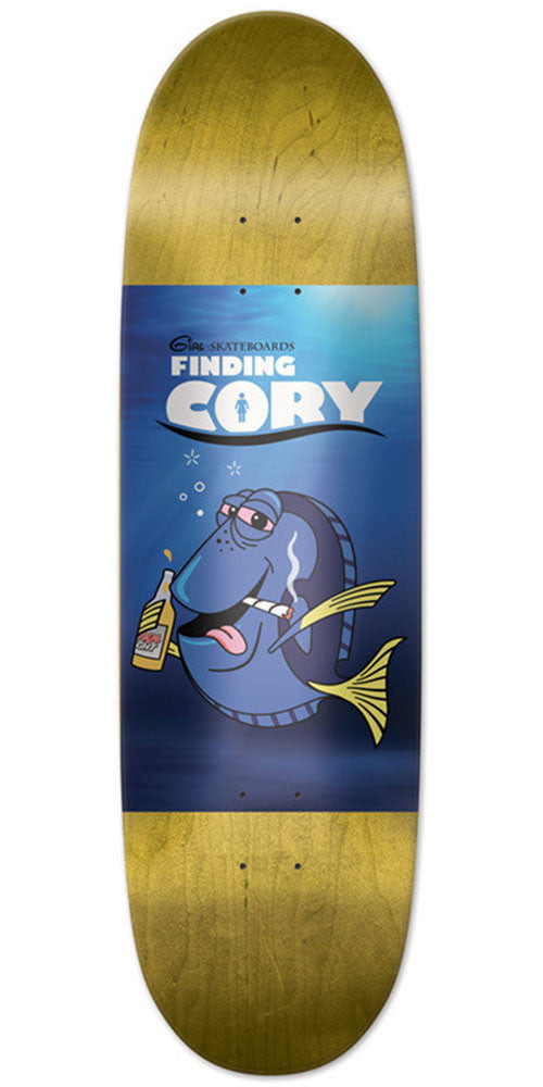GIRL CORY KENNEDY スケートボード Girl Cory Kennedy Fiding Cory Skateboard Deck - Yellow - 9.25in x