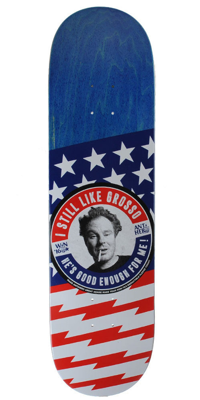 Anti-Hero Jeff Grosso For The Win 16 LG Skateboard Deck
