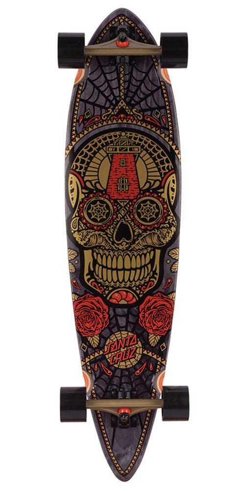 SantaCruz TillDead Skullロングボード グラフィックモデル SantaCruz TillDead Skullロングボード グラフィックモデル デッキ