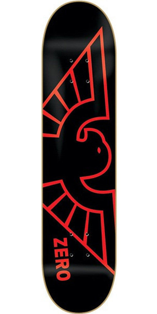 Zero Bird Tribute Skateboard Deck 8.125 - Black/Red