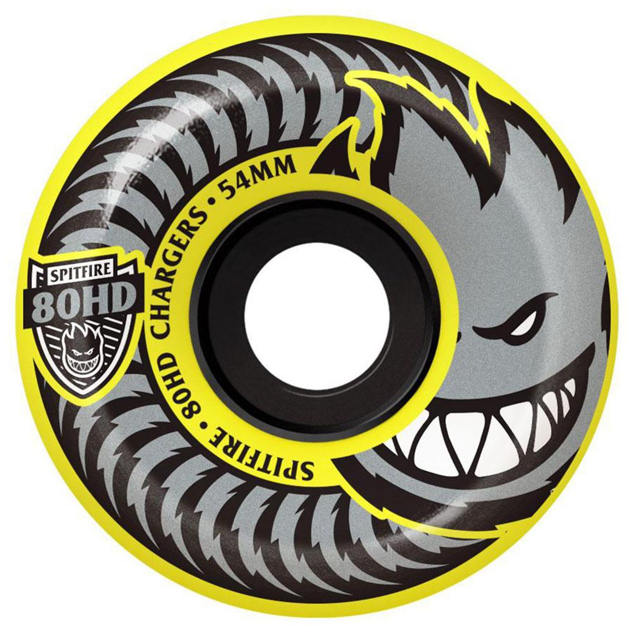 Spitfire 80HD Chargers Conical Skateboard Wheels - Yellow - 54mm