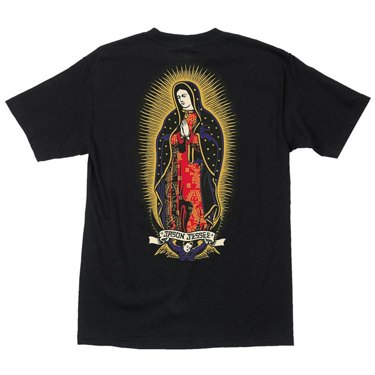 Santa Cruz Jessee Guadalupe Regular S/S Men's T-Shirt - Black