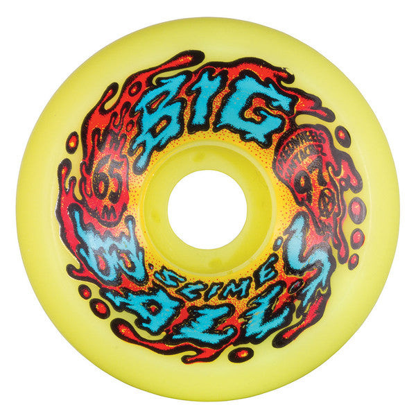 スケートボード Santa Cruz SlimeBalls Big Balls 65mm 97a Santa Cruz SlimeBall Big Balls Skateboard Wheels 65mm 97a