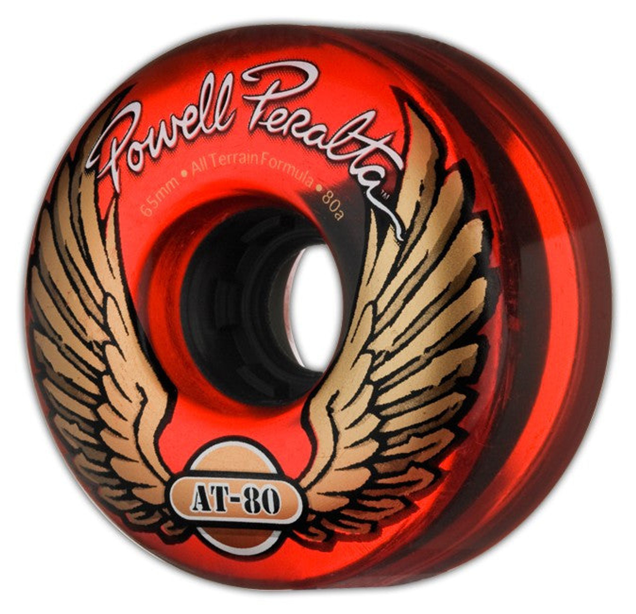 Powell Peralta All Terrain Skateboard Wheels 65mm 80a - Red